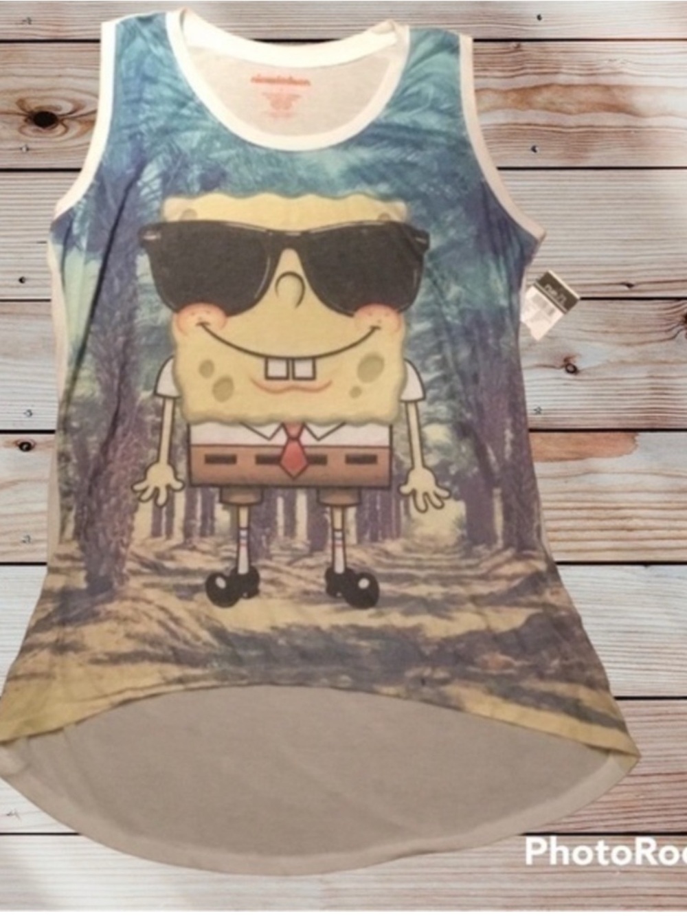 🌸 Rue21 SpongeBob Graphic Tank Top - Yellow Multicolor
